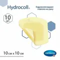 Hydrocoll (Гидроколл) - Самофиксирующаяся гидроколлоидная повязка, стерильная, 10 см х 10 см, 10 шт.