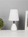 Лампа настольная BayerLux ЭКО Лорен 1х40Вт Е27 белый 16х16х34см