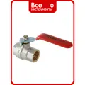 Шаровой кран, стальная рукоятка 2 вн.-вн. Valtec BASE VT.214. N.09