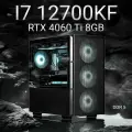 OXYGEN Intel Core i7 12700KF, RTX 4060 Ti 8GB, DDR5 64GB, SSD 2000GB Черный