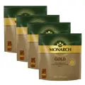 Набор кофе Monarch Gold, сублимированный, арабика/робуста, средняя обжарка, 4х500г