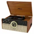 Виниловый проигрыватель Alive Audio Great Gatsby Light Wood (CD, FM-радио, кассетник, Bluetooth, вст