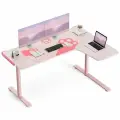 Стол письменный (для компьютера) угловой EUREKA ERK-L60R-PK-V2 (правый), розовый