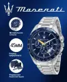 Наручные часы Maserati, синий, серебряный