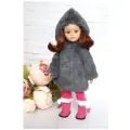 Комплект одежды и обуви для кукол Paola Reina 32 см, серый, фуксия