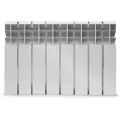Радиатор Konner 100/500 10 секций боковое подключение алюминий белый