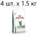 Сухой корм для кошек Royal Canin Diabetic DS46, при сахарном диабете, 4 шт. х 1.5 кг