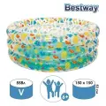 Бассейн надувной «Тропические фрукты», 150 х 53 см, от 6 лет, 51045 Bestway