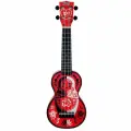 Mahalo MA1RD Укулеле сопрано с чехлом, цвет красный MA1RD