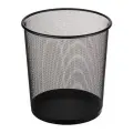 Корзина для бумаг черная 12л, 26.5х22х28 см PERFECTO LINEA REDONDA