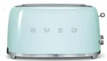 Тостер SMEG TSF02PGEU на 4 ломтика, поддон для крошек, цвет пастельно зеленый