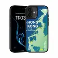 Чехол на iPhone 16 / на Айфон 16 принт Hong Kong Benks ударопрочный
