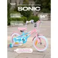 Велосипед двухколесный детский Rant Sonic Pink blue 14 (розовый/голубой)