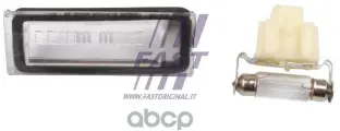 Патрон фонаря гос, номера в сборе лампой Fiat Ducato 250 06-, Boxer, Jumper III 06- FAST арт. FT87082