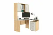 Стол компьютерный с надстройкой «Лайт-2» 1200 угловой (1200х1200х1800)