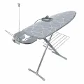 Гладильная доска Ника, Nika-best Линии на сером, 122 x 40 см, тефлоновый чехол