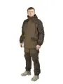 Костюм демисезонный мужской Gorka NEXT Demi (TASLAN), L.Brown 21 D.Brown 22, тактический походный с брюками для леса, защитный камуфляжный мужской комплект для охоты, рыбалки, туризма и работы