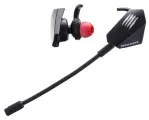 Игровые мобильные наушники Mad Catz E.S. PRO+ черные (3.5 мм jack, 13.5 мм неодимовые магниты, 32 Ом, 20 ~ 20000 Гц, микрофон)