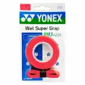Обмотка для ручки Yonex Overgrip AC994CR Wet Super Grap x4, Red
