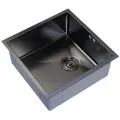 Мойка подст. монтаж 45х45 (3,0) вып 3 1/2 MIXLINE PRO 20см с сифоном (черный графит)