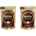 Nescafe Gold Кофе растворимый сублимированный с добавлением натурального жареного молотого кофе, 220 г, 2 шт