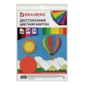 Картон цветной тонированный Brauberg (24 листа, 12 цветов, А4, 210х297мм) в пакете (129309), 40 уп.