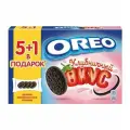 3 шт. Печенье OREO с какао и начинкой с клубничным вкусом, 228 г, 9001526