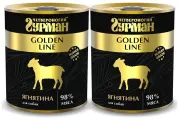 Четвероногий Гурман Корм консервированный для собак Golden Ягненок, 340 г, 2 шт