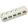 Сетевой удлинитель Most A16 1.6м (6 розеток) белый (пакет ПЭ)