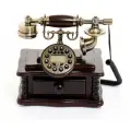 Ретро-телефон Письменный стол, шкатулка, 16 х 25 х 26 см