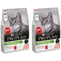 Purina Pro Plan Сухой корм для Кастрированных кошек поддержание органов чувств лосось (Optisenses Sterilised) 12370359 1,5 кг 33982 (2 шт)