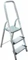 Стремянка Новая Высота 3 ступени NV1117 с широкими ступенями, рабочая высота 2.59 м, нагрузка 150 кг.