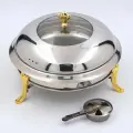 Мармит, 31×23 см, на подставке для подогрева, с крышкой, нержавеющая сталь