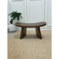 Скамья для медитации Дзенский табурет, цельное дерево, 41x21 см, walnut