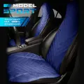 Накидки на передние сиденья автомобиля SV M Sport из алькантары от Barashkov. Синий