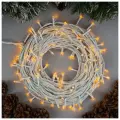 Гирлянда «Нить» 20 м, IP20, белая нить, 200 LED, свечение жёлтое, 8 режимов, 220 В