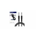 Кабель для микрофона инструментальный Cantell, Jack 6.3mm (M) to Jack 6.3mm (M), 1.5 метра, Черный