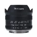 7Artisans 7,5 мм F2.8 II объектив «рыбий глаз» широкоугольный объектив с ручной фокусировкой и фиксированным объективом для камеры Sony E Fuji XF Nikon Z Micro M4/3 Canon EOS-M