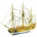 Сборная деревянная модель от Mantua (Италия), яхта Royal Caroline, 650 часов, М.1:47