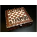 Шахматы подарочные Илиада мини орех антик, 25х25 см, Helena Wood Art