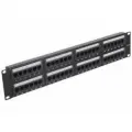 Gembird Монтажное оборудование Коммутационная панель Cablexpert с задним организатором, 48 портов категории 5E, размер 19' NPP-C548CM-001