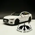 Машинка инерционная AUDI A6 металлическая модель 1:24 Машина игрушечная ауди А6 20 см белый