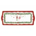 Блюдо прямоугольное 35х15 см, Щелкунчик - Новогодняя гирлянда, Magie de Noel, Easy Life