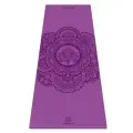 Коврик для йоги каучуковый нескользящий с чехлом Арт Йогаматик Mandala Purple Premium 185x68x0.4 см мандала, фиолетовый