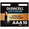 Элемент питания Duracell Optimum LR03 AAA бл 10