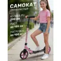 Самокат двухколесный CITYRIDE, складной, для детей/подростков, колеса PU 200/200, подножка, CR-S2-08PN26