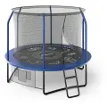 Батут 244 см с защитной сеткой детский для дома и дачи игровой уличный 8ft маленький с лестницей для комнаты и улицы