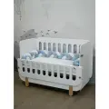 Бортик-коса в детскую кроватку(косичка) Mirakids 230см
