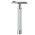 Т-образная бритва Muehle Traditional R 41, открытая голова (open comb), цвет хром