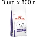Сухой корм для стерилизованных собак Royal Canin Neutered Adult Small Dog, при избыточном весе, 3 шт. х 800 г (для мелких пород)